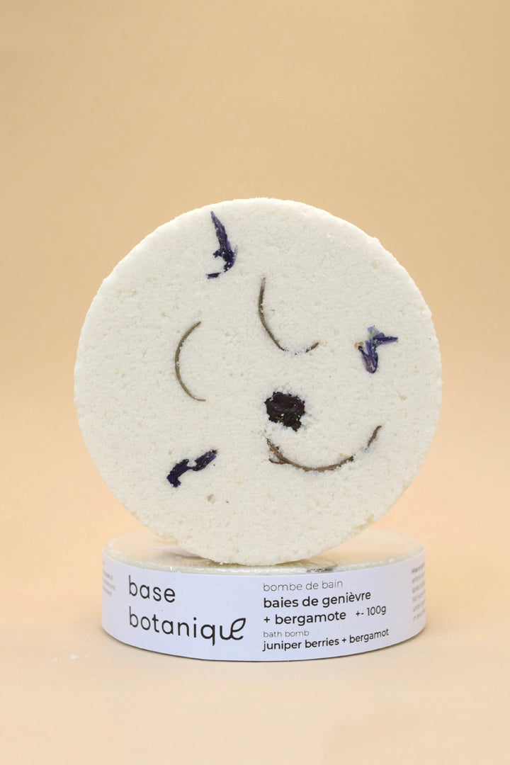Juniper Berry and Bergamot Bath Bomb - Botanical Base