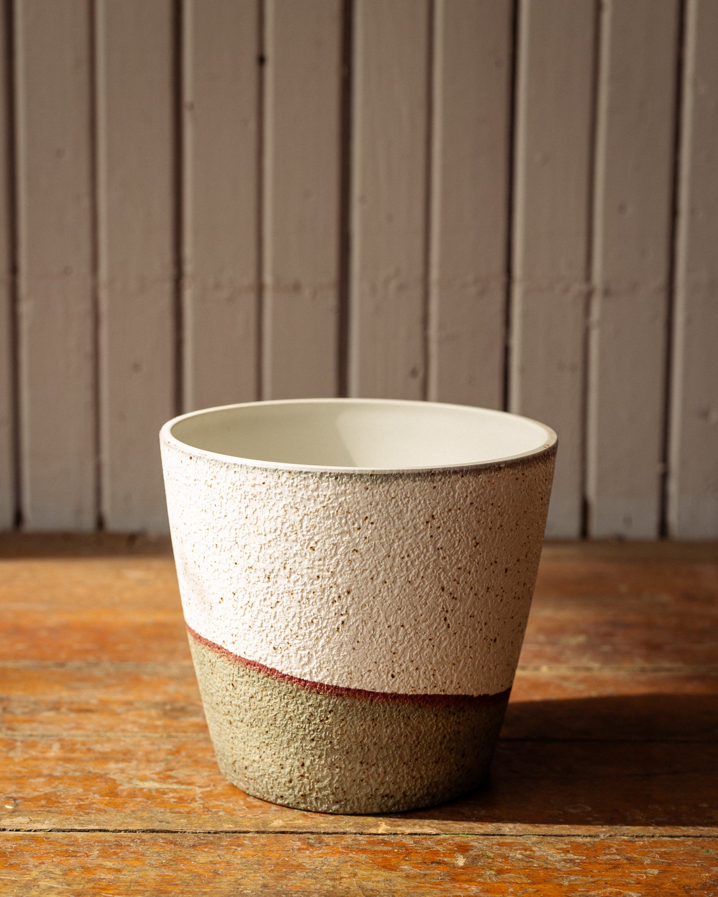 Cache-pot Polystone - Vagues