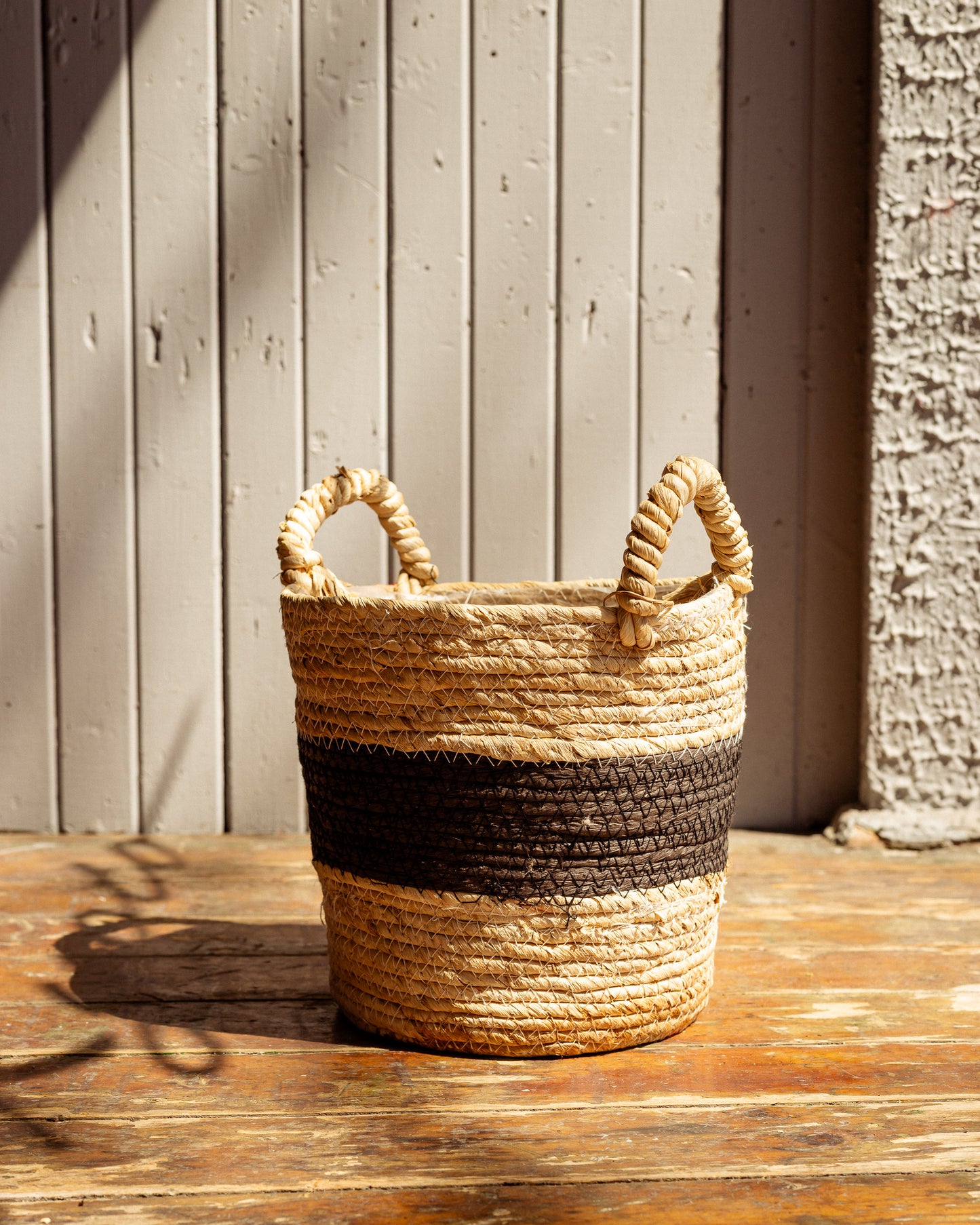 Panier Seagrass - Ligne Noire