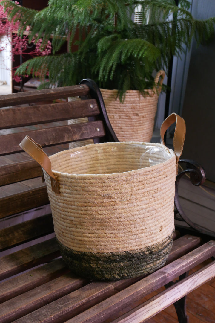Seagrass Basket - Green