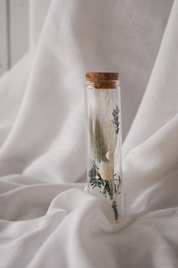 Dried flowers tube "Winter flowers"