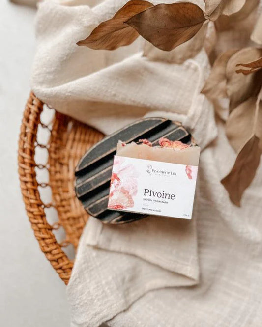 Savon hydratant pivoine - Pivoinerie Lili