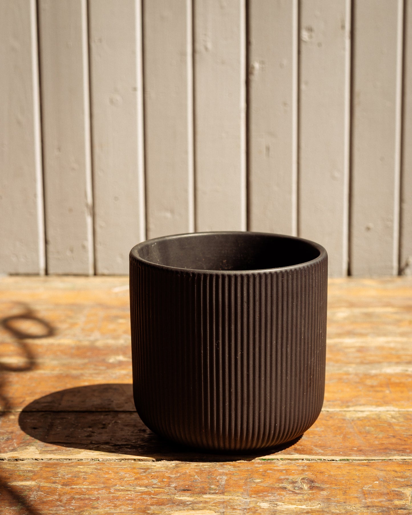 Assorted ceramic flower pots