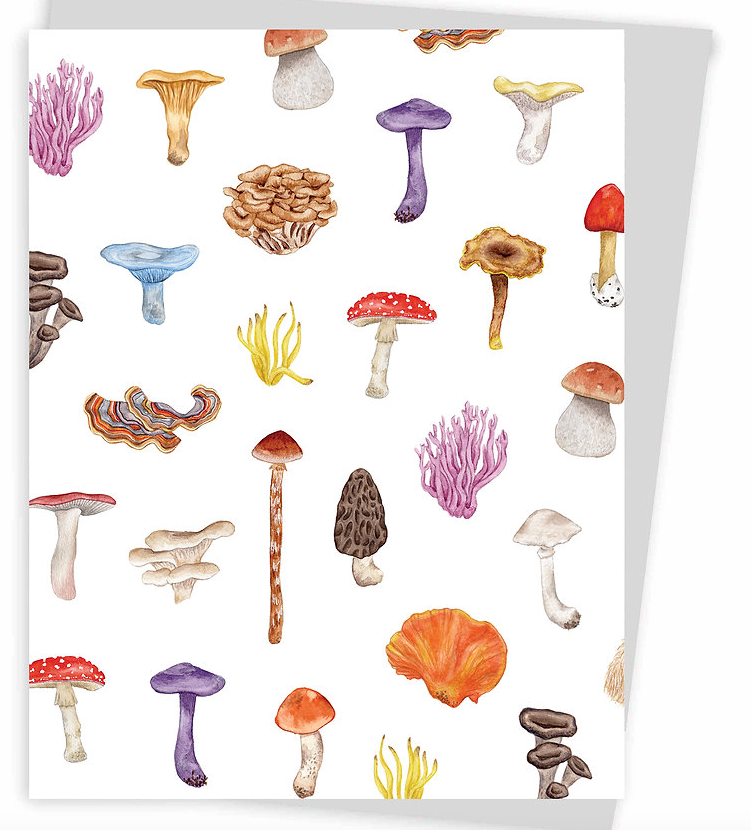 Carte de Souhait - Champignons