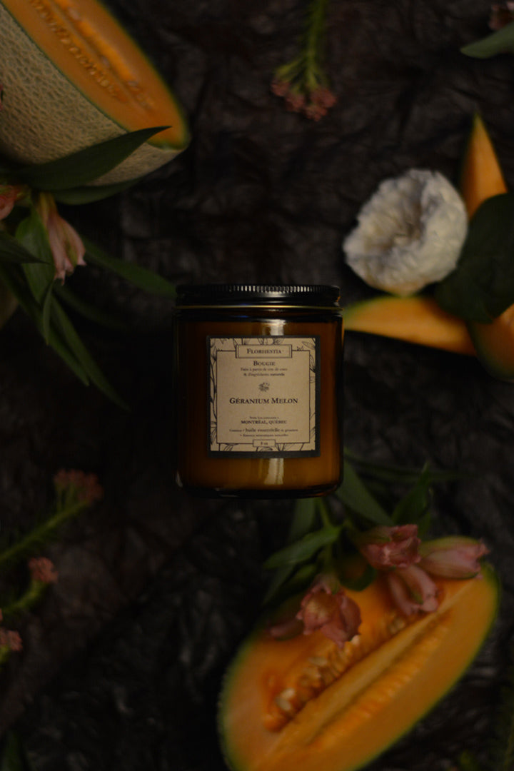 Geranium Melon Candle - Florhestia