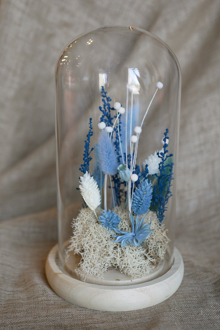Bell of “varied” dried flowers 