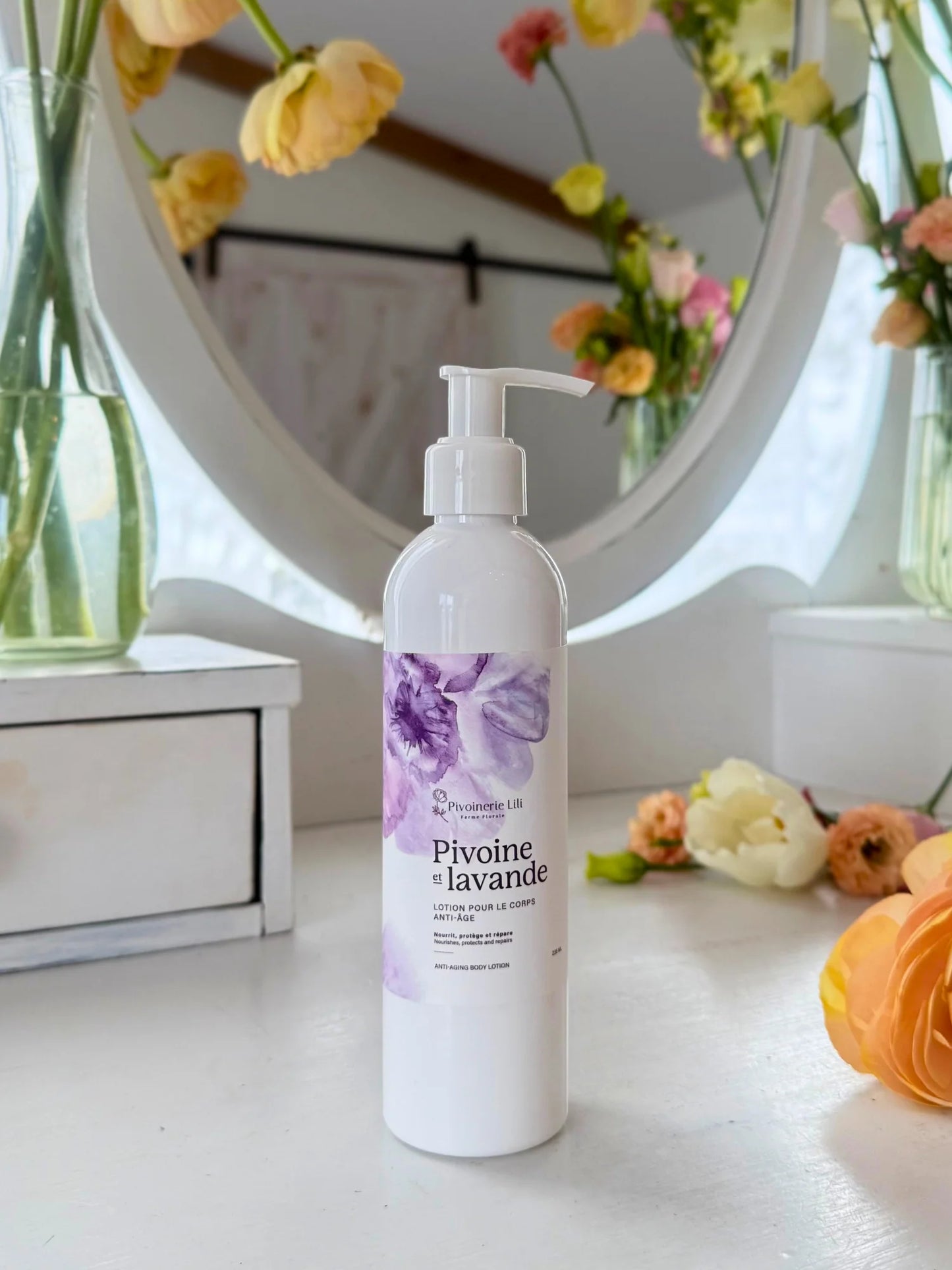 Lotion pour le corps Pivoine & Lavande - Pivoinerie Lili