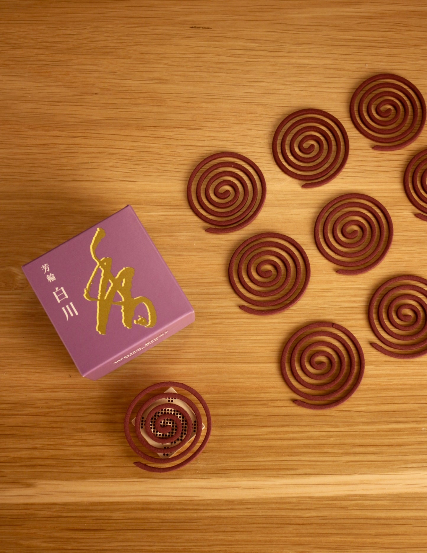 Encens spirale Rivière blanche - Shirakawa