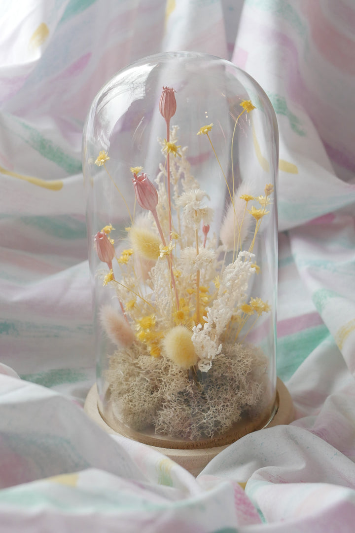 Bell of dried flowers "Spring wind"