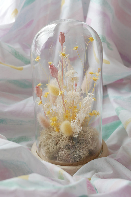 Bell of dried flowers "Spring wind"