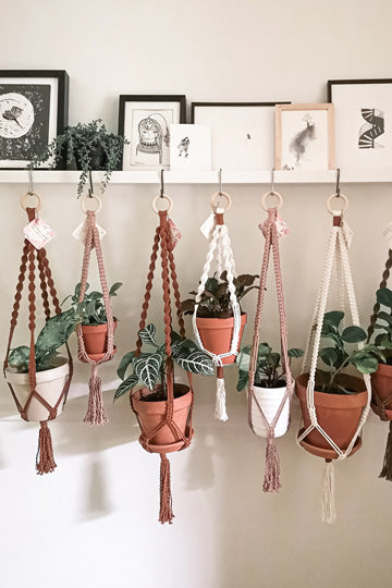 Macramé planter - Olivia